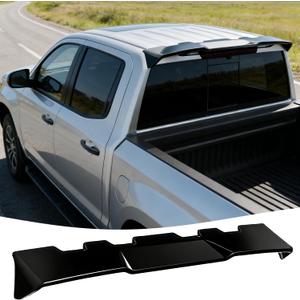 STSEV01 Rear Spoiler Cab Roof Wing Fit for Chevy Silverado 2500 1500 GMC Sierra 1500 2020-2026 Accessories LT/LTZ/RST/ ZR2/ Custom/High Country (Crew Cab or Extended Cab Only), Add-on Top Wing Lip