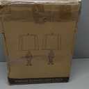 Vintage Table Lamps Set of 2, 28.5'' High Bedside Lamps with Fabric Shade, Farmhouse Nightstand Lamps with USB A+C Ports and Nightlight - Perfect for Living Room Bedroom Office Study (Bulb Included)