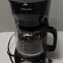 Mueller 12-Cup Drip Coffee Maker - Borosilicate Carafe, Auto-Off, Reusable Filter, Anti-Drip, Keep-Warm Function, Clear Water Level Window Coffee Machine, Kitchen Essentials & Accessories (Black)