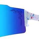 Rycrosdy 2 pcs Youth Baseball Glasses Boys Girls UV400 Kids Teen Softball Sunglasses Child Young Men Women Bike Football Eyewear - NY10