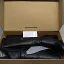 Amazon Essentials Women's Tall Heel Boot (8, Black Faux Leather)