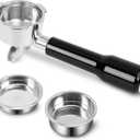 51mm Full Stainless Steel Portafilter With 2 Spouts Compatible for CASABREWS Espresso Machine CM5418, 3700Essential, Mr. Coffee Espresso and Cappuccino Machine, Wirsh Espresso Maker