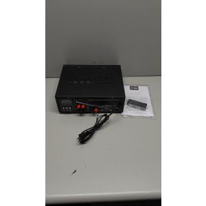 2000W Stereo Audio Amplifier for Home Theater, Car Audio, Karaoke, Party, Outdoor Camping with Multiple Input Modes EQ Mixer, Mic Input, Remote Control, 2.0 Channel