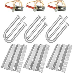 S90351 (3-Pack) S12461 (3-Pack) 16GA Stainless Steel Heat Plate Burner and Electrode Replacement for American Outdoor Grill 30NB, 30PC AOG Grill Parts S90351 (3-Pack) S12461 (3-Pack) 16GA Stainless Steel Heat Plate Burner and Electrode Replacement for American Outdoor Grill 30NB, 30PC AOG Grill Parts
