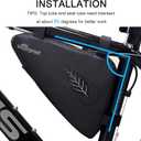NDakter Bike Bag:Bike Frame Bag & Bicycle Repair Kit, 2L Waterproof Storage Pouch with 16-in-1 Multi-tool, Portable Bike Tool Set for Flat Tire Repair, Cycling Accessories for Mountain Road Bike, MTB
