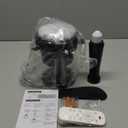 Ligency Smart Socket Fan Light - 16'' Small Socket Ceiling Fan with RGBW Color Changing E26 Screw-in Fan Light with App/Remote/Alexa Voice Control, 6-Speed Quiet for Bedroom & Garage, Black