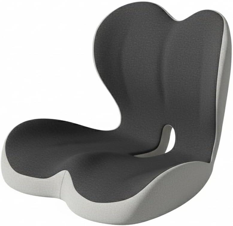 Memory Foam Office Chair Cushion for Sciatica Pain Relief Ergonomic Seat Cushions for Office Chairs, Desk Chair Cushion & Lumbar Support for Car, Airplane Seat Cushion for Back Pain, Large