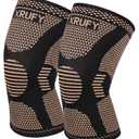 Copper Knee Brace for Running & Arthritis Relief - Doctor Recommended Compression Sleeve with Non-Slip Gel, All-Day Support for Gym/Work/Hiking Men & Women (Medium)