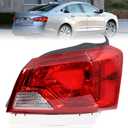 Lochnchn Rear Tail Lights Compatible with Chevy Impala 20142020 Outer Taillight Assembly Brake Lamp Right Passenger Side Replace 84247727 GM2805116