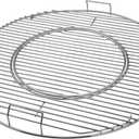 X Home Grill Grate for 22 Inch Weber Charcoal Grill, Upgraded 8835 Gourmet BBQ System Hinged Cooking Grate, 21.5 x 21.5 Inch