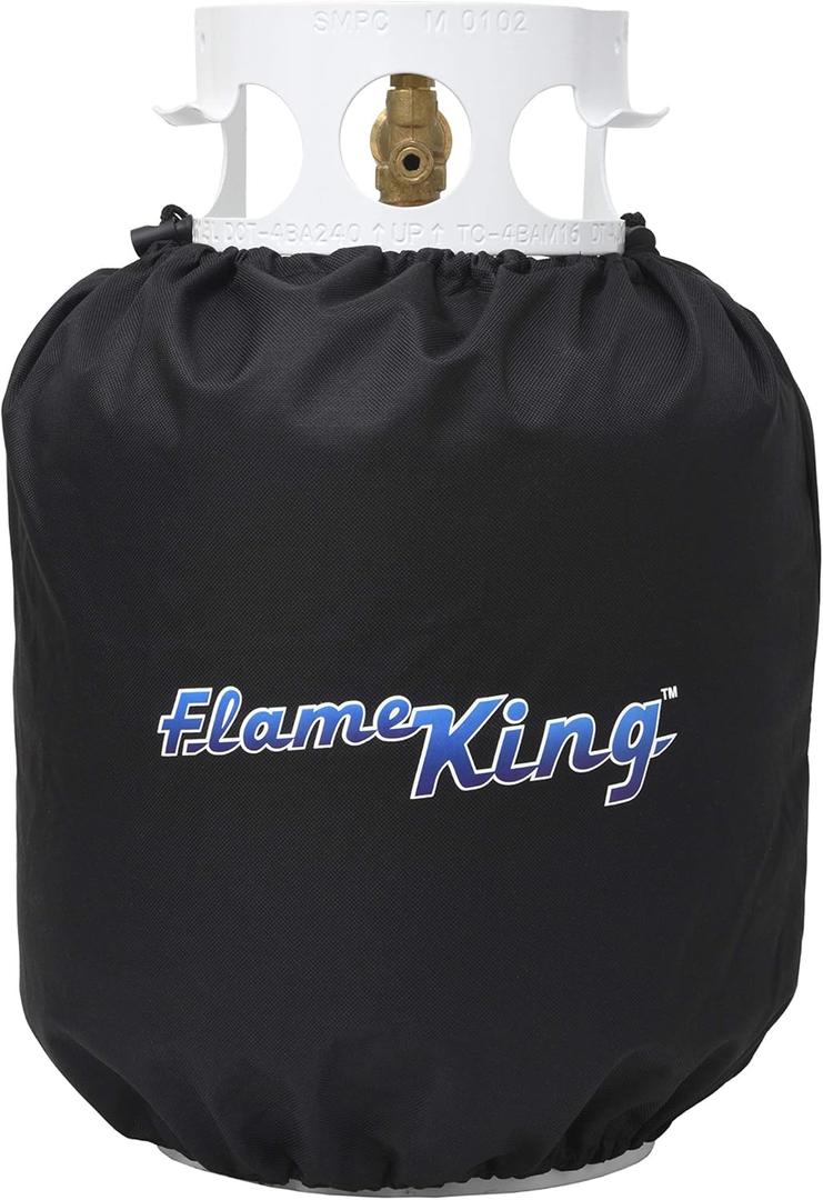 Flame King Propane Tank Cover for 20-lb Cylinders - for Outdoor and Indoor Use