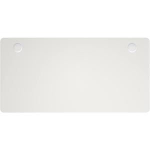 Tangkula Universal Relevance Table Top, One-Piece Solid Table Top for Standard & Standing Desk Frame, 48 x 24 inch Countertop Rectangular Office Relevance Tabletop w/ 2 Cable Management Holes, White