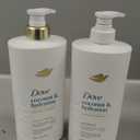 Dove Conditioner and Shampoo Coconut & Hydration for Dry Hair with Bio-Protein Care Technology and Coconut Oil 28 Fl Oz