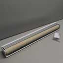 Persilux Free-Stop Cordless Roller Blinds for Windows Roller Shades Light Filtering Shades (Khaki 26" x 72") Natural Woven Fabric UV Protection Thermal Insulation Roller Window Shades for Home Doors