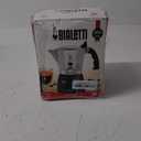 Bialetti - New Brikka, Moka Pot, the Only Stovetop Coffee Maker Capable of Producing a Crema-Rich Espresso, 4 Cups (5,7 Oz), Aluminum and Black
