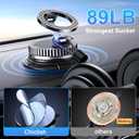 Car Phone Holder for Magsafe [2026 89+LBS Suction & 3700gf Magnetic] 360 Adjustable Cell Phone Mount, Phone Holders for Your Car Accessories Kit for iPhone 17-12 Series & All Speakerphones