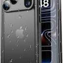 SPORTLINK for iPhone 17 Pro Case - IP68 Waterproof Military Protective Full Body Heavy Duty Shockproof 360 Sealed Dustproof with Camera Screen Protector Phone Cover for iPhone 17 Pro 6.3" Black
