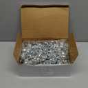 Hoolerry 200 Pcs Mirror Mini Disco Balls Ornament 1.2 Inch Mardi Gras Small Hanging Decorations Reflective Tiny Mirror Balls for 70s 80s Disco Themed Party Birthday Wedding Tree(Silver)