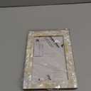 Handicrafts Home Decorative Picture Frame Wooden Photo Frame and Collage (Mop White, 4x6)