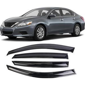 Window Visors Rain Guards Deflector 4 Piece Set for 2013-2018 Nissan Altima 94861