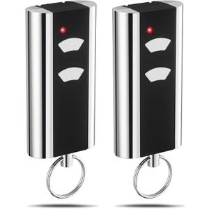 2 Garage Door Opener Remote for LiftMaster Chamberlain Craftsman Openers Since 1993, Replace 893MAX 890MAX 893LM 973LM 373LM (Black-2 Pack)