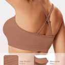 LetsJoli Push Up Strapless Bras for Women Supportive Bandeau Bra Non Slip Wireless No Underwire Padded Tube Bra (Beige, M)