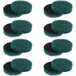 16pcs Kitchen Pads Power Scrubber Pads Set Electric Scrubber Replacement Scouring Pads fit for Dremel Versa Scouring Pads,Green