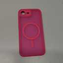 CANSHN Magnetic for iPhone 17e / 16e Case, Upgraded [Full Camera Protection] [Compatible with Magsafe] [Translucent Matte] Shockproof Protective Phone Case for iPhone 17e / 16e - Hot Pink