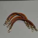 PH PandHall 6pcs Braided Purse Straps, 2Colors 12.4 Inch PU Leather Handbag Handles Short Handbag Strap Replacement Handles with Golden Lobster Clasp for DIY Bag Handbag Tote