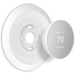 Wall Plate Made for The Nest Thermostat 2020 Only | Google Nest Thermostat Trim Kit Accessory | Easy Installation | Snow