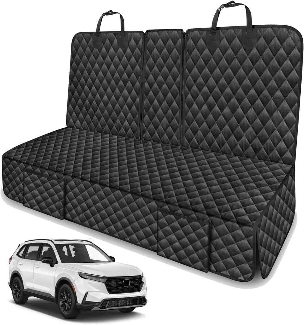Dog Car Seat Cover for Back Seat Compatible with Honda CRV CR-V HRV HR-V Accessories, Waterproof Non-Slip Pet Bench Backseat Covers 2000-2025 2026 New