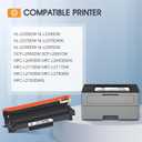 TN760 Toner for Brother Printer TN730: Compatible for Brother TN-730/TN-760 TN 760 TN-760 730 MFC-L2710DW DCP-L2550DW HL-L2395DW MFC-L2750DW TN-730 HL-L2350DW HL-L2370DW HL-L2390DW Black Cartridge
