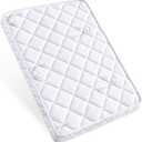 Pack and Play Mattress - 38" x 26"- Premium Knitted Fabric Playpen Mattresses, Safety Reinforced Play Yard Mattress - Fits for Graco & Baby Trend & Pamo Babe Playard, Firm Support and Comfort Foam (Yellow)