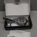 6 Spray Modes High Pressure Handheld Showerhead Set Upgraded 5 Inches Shower Head with Handheld Spray Premium Chrome Handheld Shower Head 60 Inches Stainless Steel Hose-1-Min Install