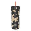 Contigo Streeterville Stainless Steel Tumbler with Straw, Dragon Fruit, 24oz., Color: Licorice