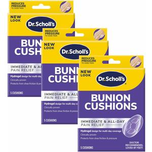 Dr. Scholl's Duragel Bunion Cushion (Pack of 3, 15 Count Total)