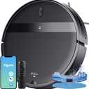 Robot Vacuum and Mop Combo, App/Alexa Control, Smart Robot Vacuum Cleaner, Ultra-Thin, Automatic Recharge Robotic Vacuum Cleaner for Pet Hair/Carpet/Hard Floor (Black Dimgray)