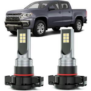 XFLHEHD Colorado LED Fog Lights Fits for 2013-2022 Chevrolet Colorado, 300% Brightness, 6500K Cool White, 2pcs Plug and Play Colorado Fog Light Blubs Package Replacement