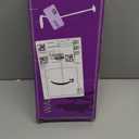 LIXIANG Foldable Offset Walking Cane Floral Printed 5-Level Adjustable Height Portable Self-Standing Walking Stick for Seniors Women Ladies Adult Leg Injuried People