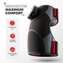 LTW Knee Massager with Heat and Red Light, Cordless Heated Knee Brace with 3 Heat/3 Vibration/5 Light Levels, 72 Red Lights with 660nm & 850nm, 5000mAh Massager for Knee Elbow Shoulder