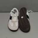 WHITIN Women's Wide Toe Box Barefoot Shoes | Fashion Suede Patchwork Design | Zero Drop Sole (9.5 Wide, Grey Chocolate)