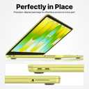 Macaset for MacBook Neo Case 13 inch 2026 (A18 Pro, Model A3404), Precision 1:1 Fit | True-to-Original Color | Matte Hard Shell, Yellow Cover Scratch & Fingerprint Resistant - Citrus Clear