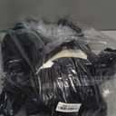 H.VERSAILTEX Black Bathroom Rug Set 2 Piece, Bath Mats for Bathroom Floor, Super Thick Soft Shaggy Chenille Bath Mats Machine Washable, Dry Fast Water Absorbent Bath Mats(20" x 32"/17" x 24")