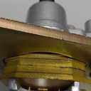 labwork Rear Brake Caliper with Pads Replacement for Yamaha Kodiak 400 YFM400 2000-2002 5GH-2580V-00-00 5GH-2580V-10-00