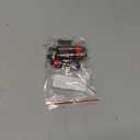 Oiled Shocks Upgraded 66mm/72mm Aluminum Oil Shock Absorber Set for 1/12 1/14 1/16 RC Cars - Compatible with WLtoys 144001, 124019, MJX 16208, HBX & More (Bz-silver-red)