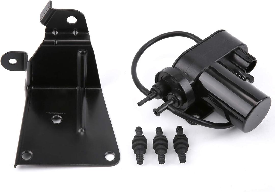 HRepair 904-214 Electrical Vacuum Pump fits for Ford Excursion F250 F350 F450 Dodge Ram 2500 3500 Vacuum Pump replacement 6C3Z-2A451-A 4C3Z-2A451-BA