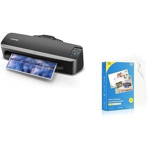 13 inch 4-Roller Laminator Machine, 3-10 Mil 60-Second Warm-up A3 Commercial Laminating Machine with 50 Sheets, LOTHANEK Heavy Duty Thermal Machine for Home, School Office Teacher Use