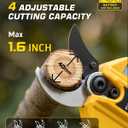 Electric Pruning Shears Compatible with De-walt 20 V Battery (No Battery), 1.6"