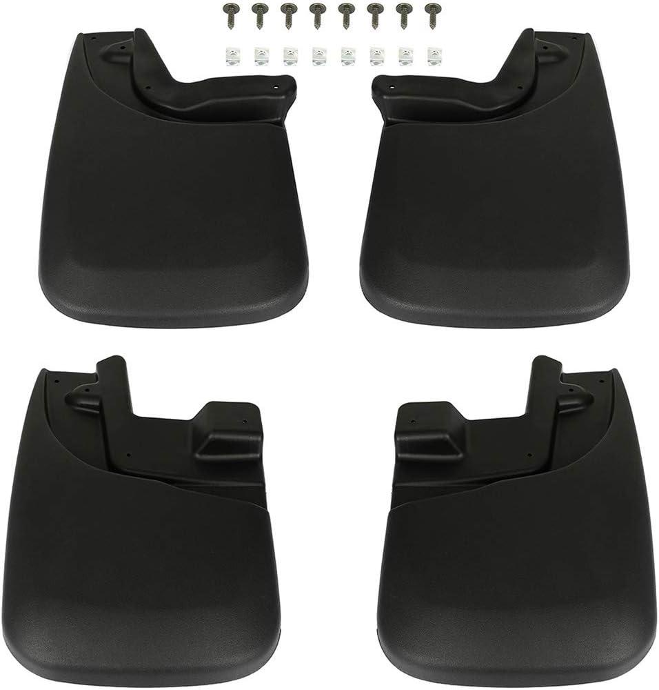 SCITOO Mud Flaps 4PCS suitable for Toyota Tacoma 2005-2015 front & rear mud flaps splash guard set