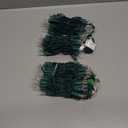 Minetom Clear Christmas String Lights 100 Count 25 Feet Incandescent Bulb Mini Lights for Indoor Xmas Tree Garland Birthday Wedding Party Festival Decoration, Green Wire